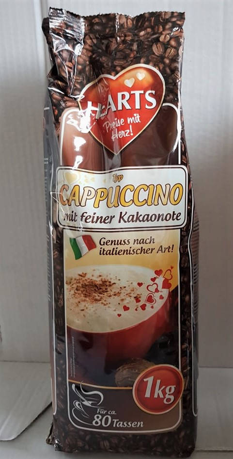 

Капучіно Hearts mit feiner Kakaonote 1кг