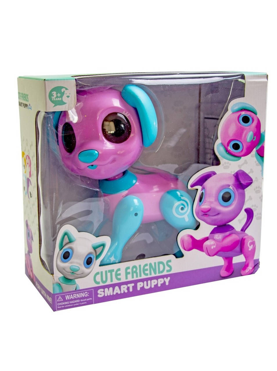 

Интерактивная собака (розовая) - Cute friends smart puppy PUDDING, Розовый