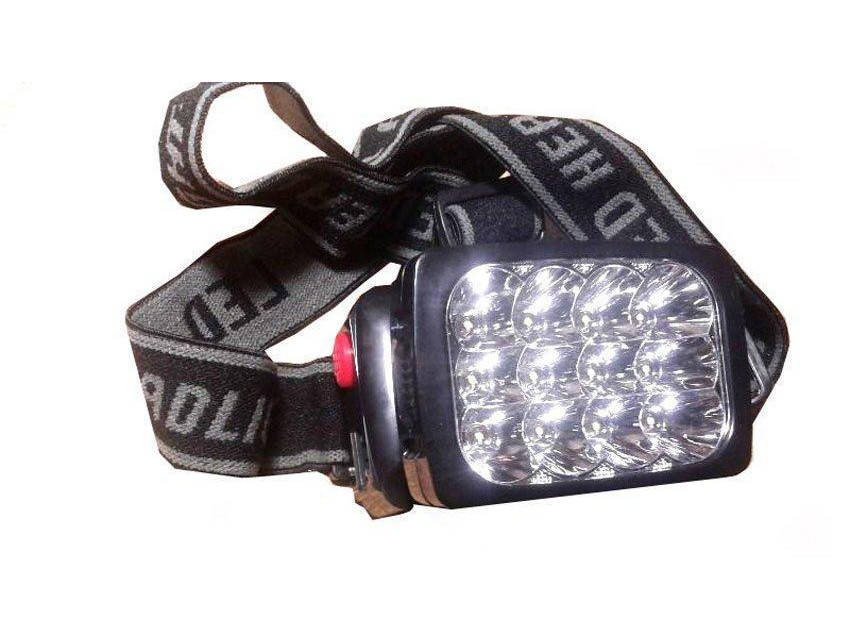 

Фонарь налобный Yajia YJ-1837-12LED в комплекте встроенный аккумулятор, кабель 220V (3087)
