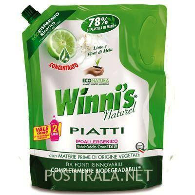 

Концентрирован. ж-ть для мытья посуды с ароматом лайма Winni’s Piatti Lime, 1 л