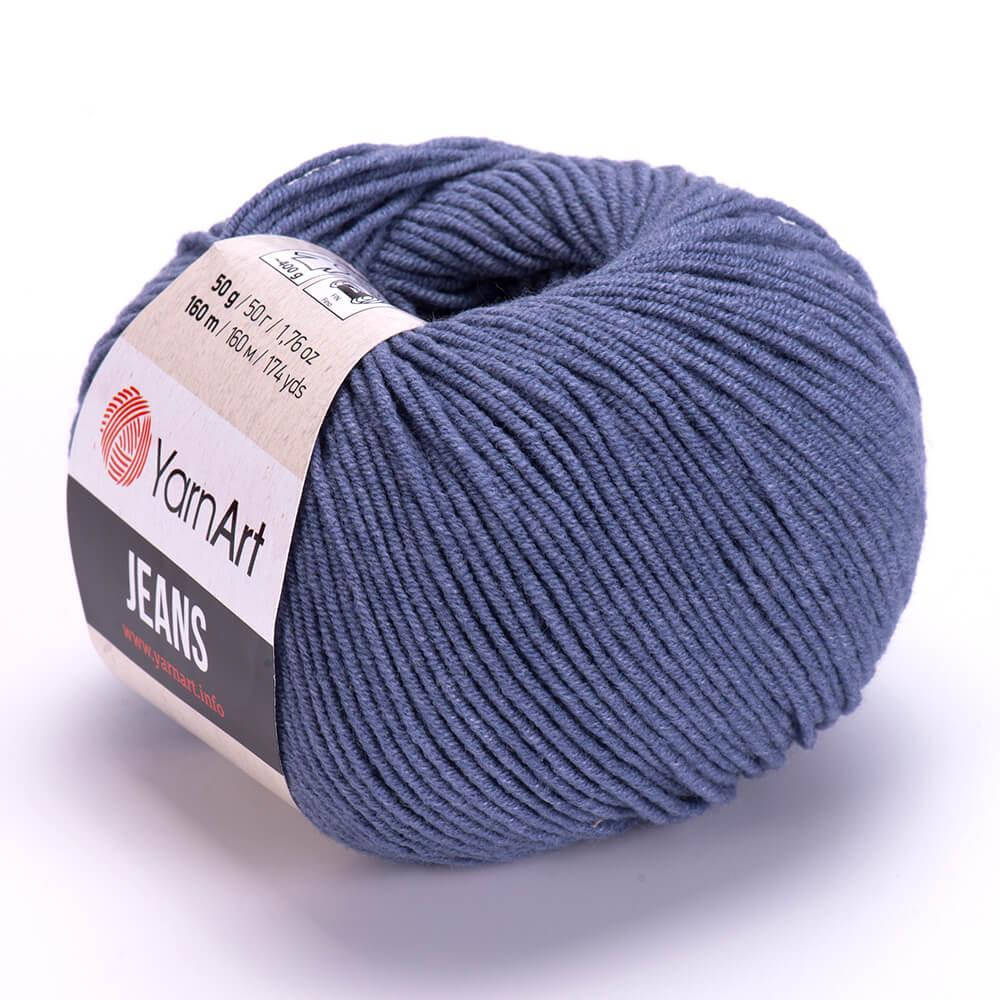

Yarnart Jeans (ЯрнАрт Джинс) № 68 джинсовый (Пряжа полухлопок, нитки для вязания)
