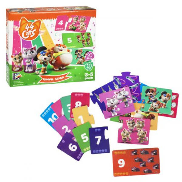 

Игра развивающая "44 Кота. Цифры. Счет" (укр) VT5202-15