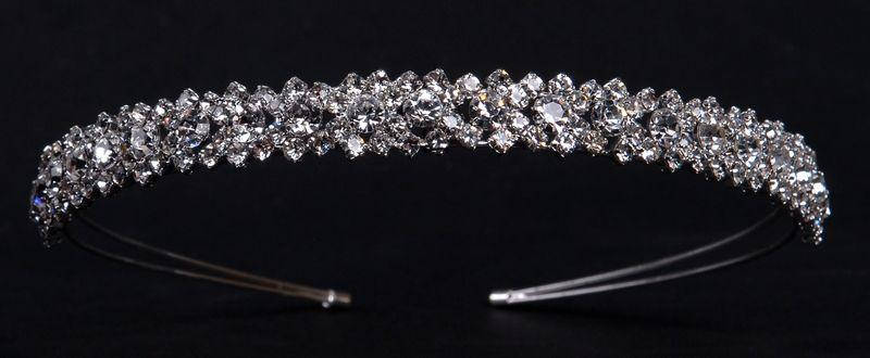 

Топ! Свадебный Ободок на металлической основе HAM091 K