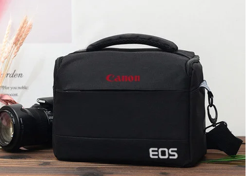 

Фотосумка для фотоаппарата Canon EOS, противоударный чехол Кенон цвет Черный+ дождевик( код: F062B1 )