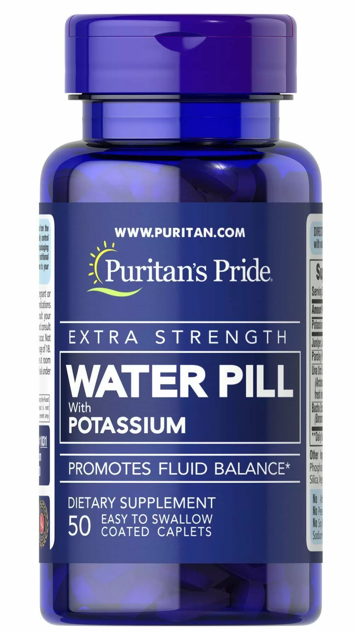 

Поддержка водного баланса (Extra Strength Water Pill) 50 капсул