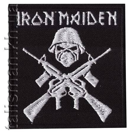 

Нашивка с вышивкой IRON MAIDEN 4 Эдди с автоматами