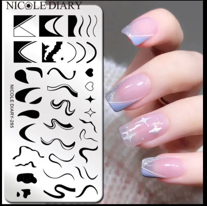 

Пластина для стемпинга Nicole Diary-285