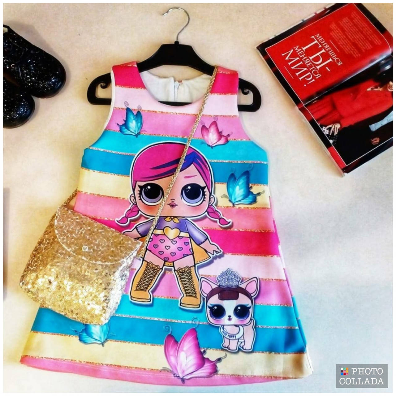 

Яркое,стильное детское платье для девочки Летнее платье с сумочкой Нарядное платье на девочку Размеры: 2-8 лет 5/6, Белый