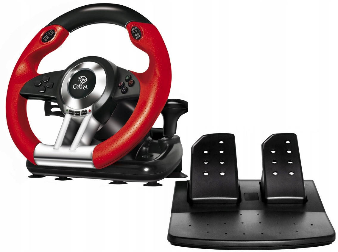 

Проводной руль COBRA Sepang SW8080 (PC/PS3/PS4/XBOX ONE), Красный