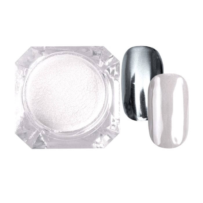 

Жемчужная втирка - серебро, Серебристый