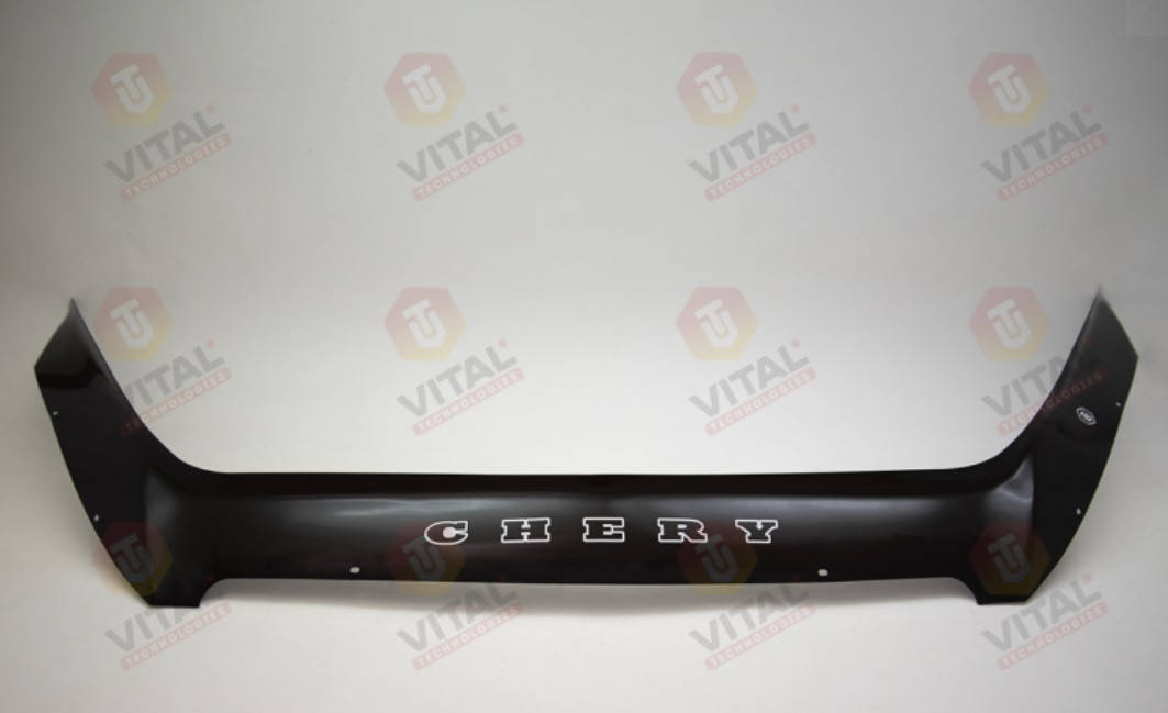 

Дефлектор капота VT52 (мухобойка) Chery M11 2008-2019 A3, Vip Tuning, CR03
