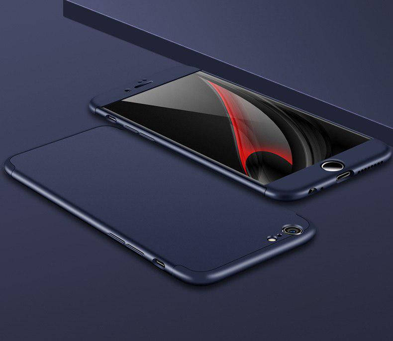 

Чехол GKK 360 для Iphone 6 Plus / 6s Plus Бампер оригинальный без выреза накладка Blue