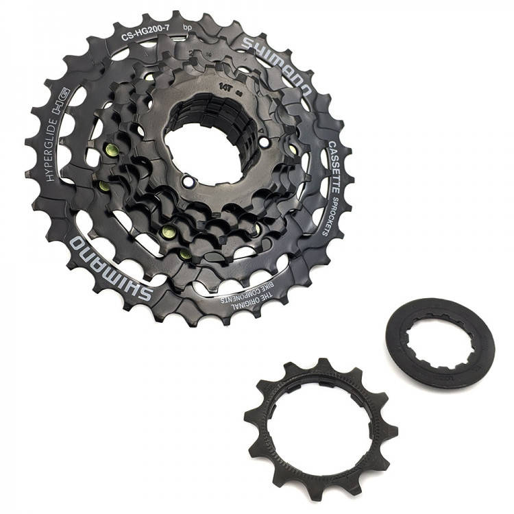 

Кассета велосипеда Shimano CS-HG200-7 12-32T OEM 7 скоростей