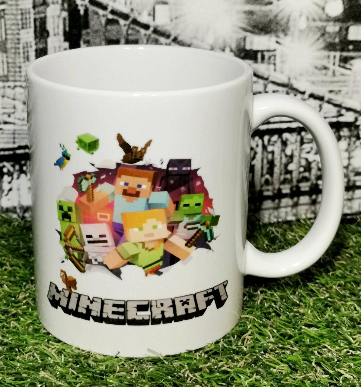 

Чашка керамическая Майнкрафт / Кружка Майнкрафт "MINECRAFT"