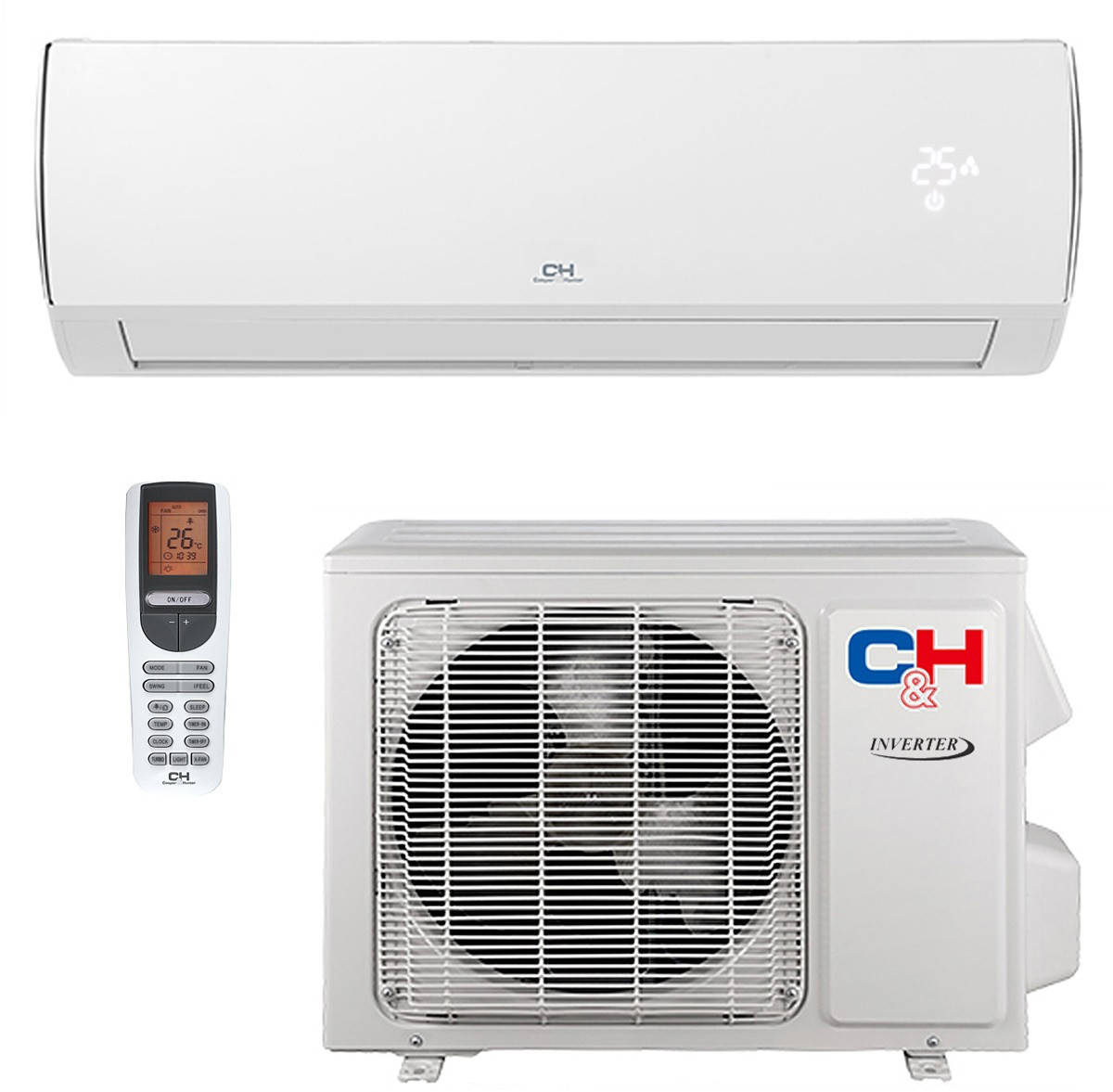 

Кондиционер инверторный сплит-система Cooper&Hunter Veritas Inverter CH-S12FTXQ WI-FI