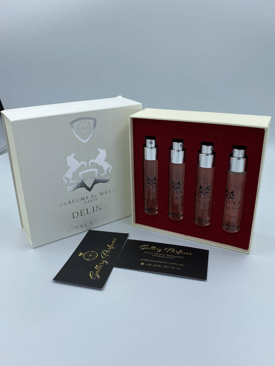 

Подарочный Набор PARFUMS DE MARLY DELINA eau de parfum 4 × 11 ml Made in UAE