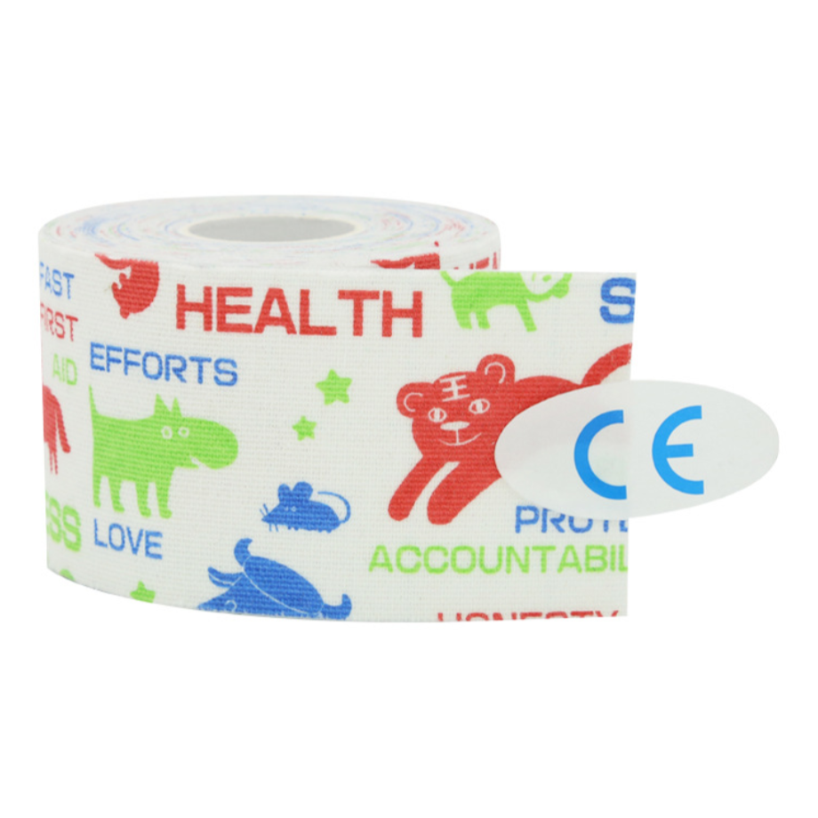 

Кинезио тейп Ezapp Принт 5см х 5м, 10 расцветок принтов зверюшки