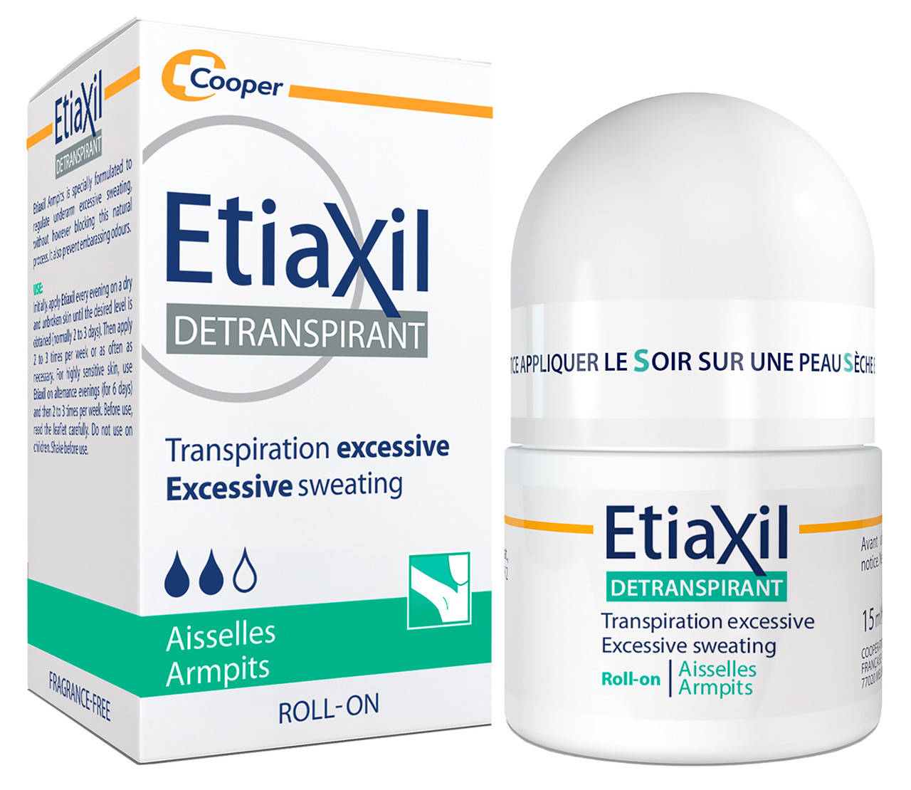 

Антиперспирант роликовый для чувствительной кожи Etiaxil Sensitivel Roll-on,15 мл