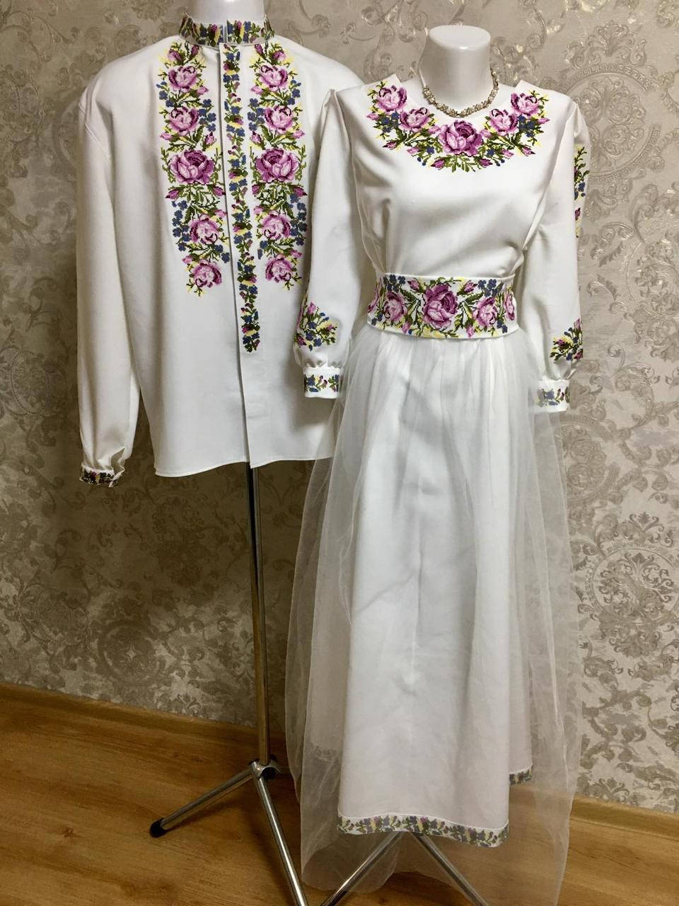 

Парные вышиванки "Свадебные", Белый