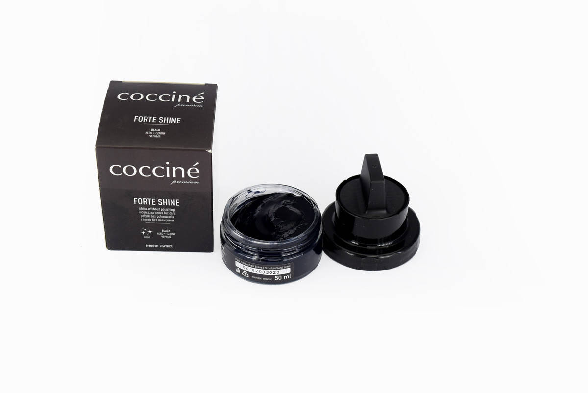 

Крем для обуви с усиленным блеском Черный Coccine FORTE SHINE 50мл