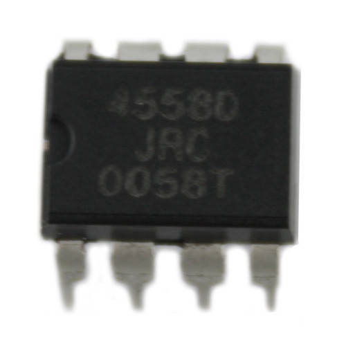 

Чип JRC4558D JRC4558 DIP8, Операционный усилитель 2-канальный
