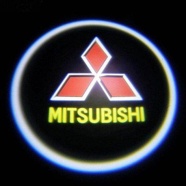 

Логотип подсветка двери Митсубиши Lazer door logo Mitsubishi