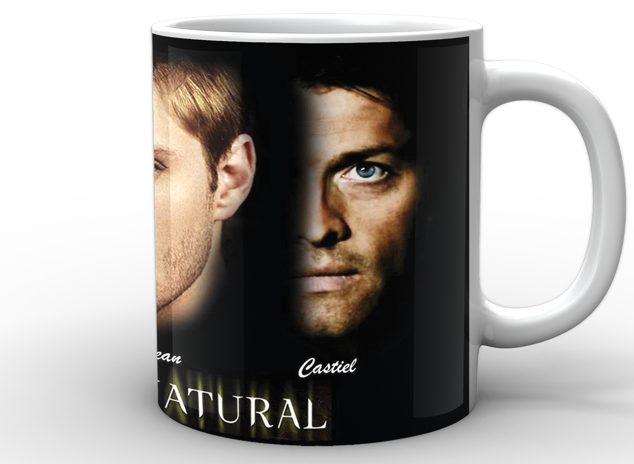 

Кружка GeekLand белая Сверхъестественное Supernatural Sam Dean Castiel SN.02.006, Белый