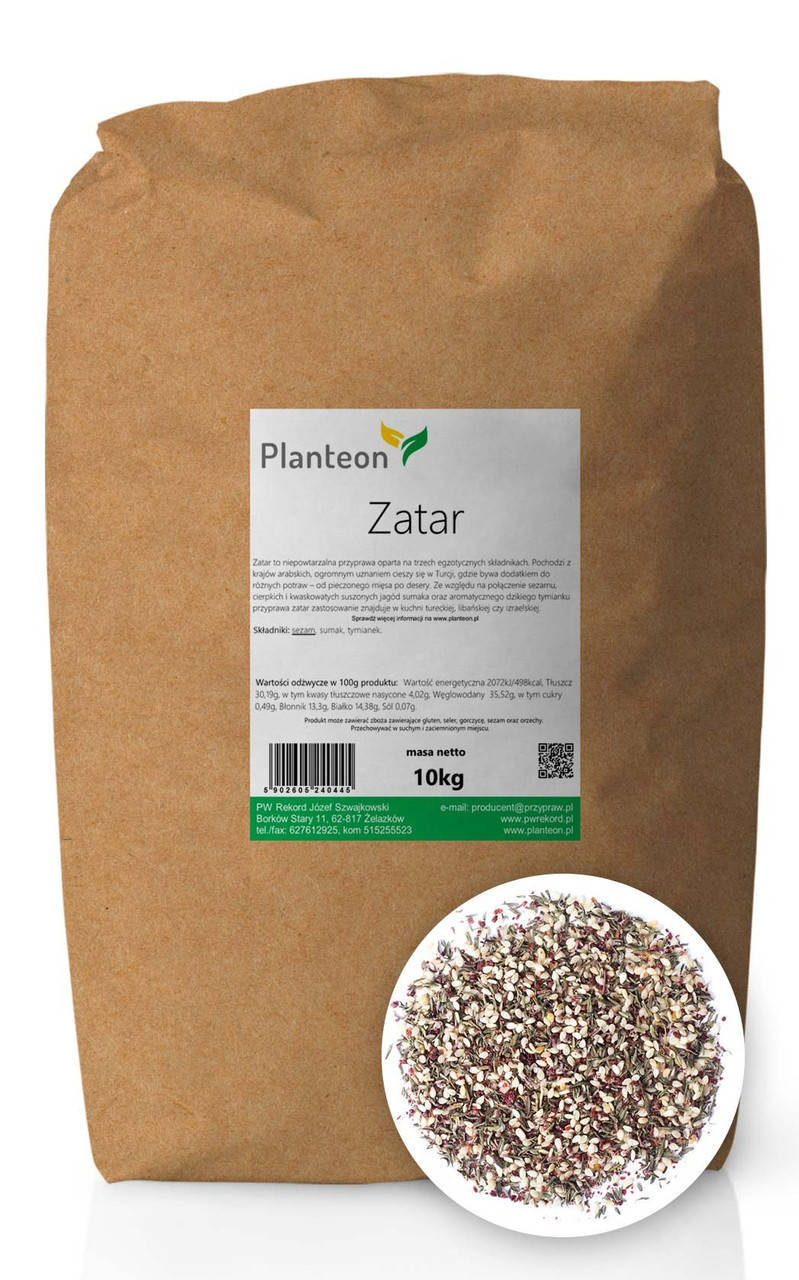

Приправа Затар (заатар) Za'atar, натуральная смесь специй 10 кг, PL