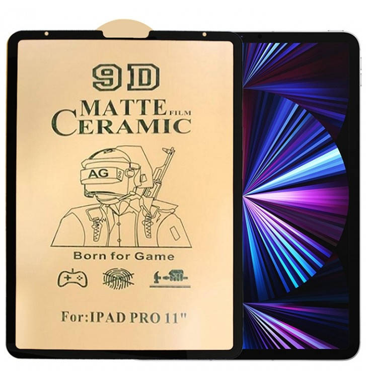 

Защитное пленка DK Ceramics 9D Matte Full Cover для Apple iPad Pro 11" 1gen 2018 (013952) (black), Черный