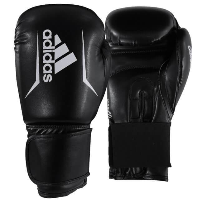 

Боксерские перчатки Adidas Speed 50 (ADISBG50) Black/White 10, Черный