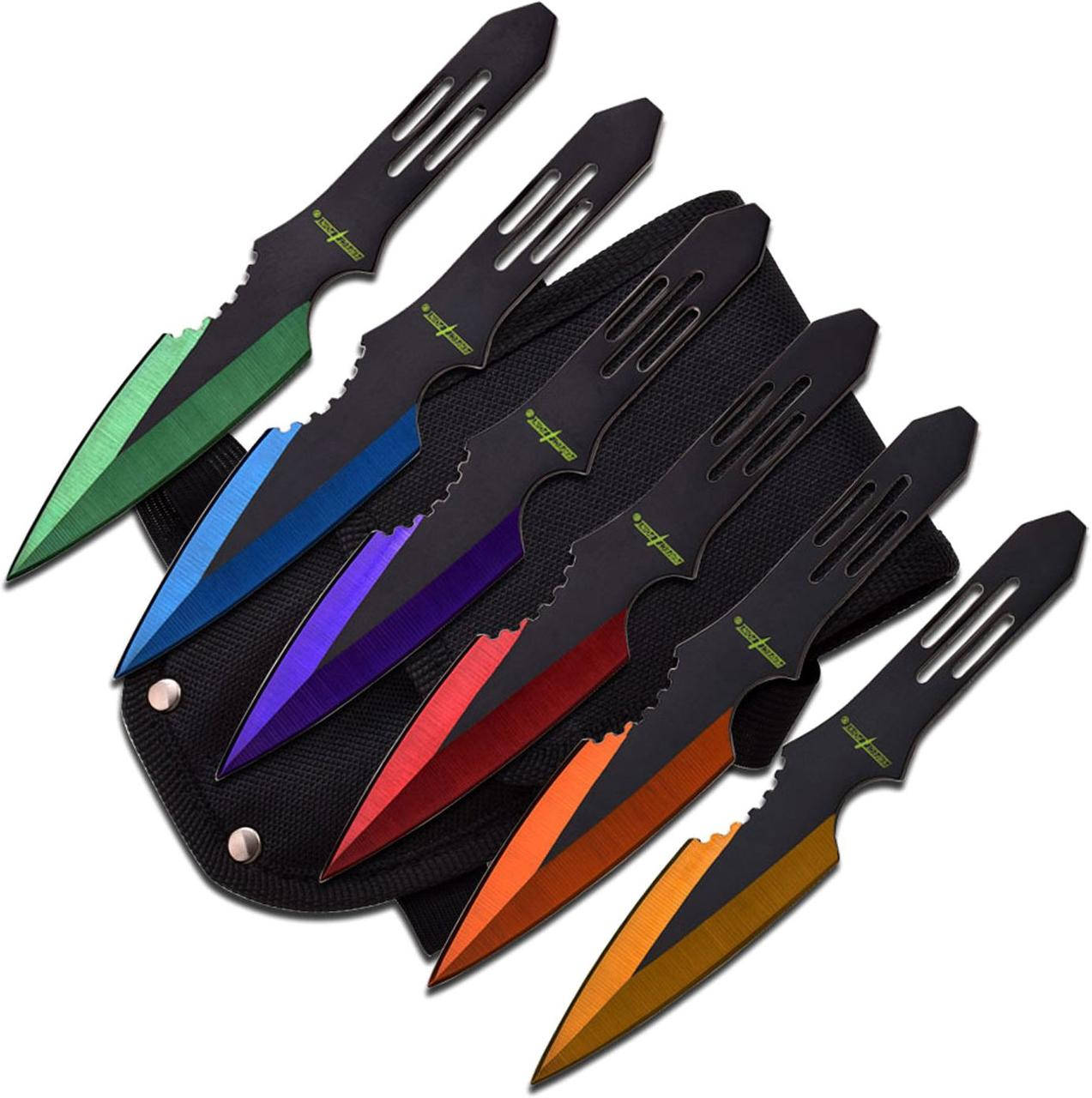 

Набор метательных ножей Perfect Point PP-595-6MC 6 шт, Черный