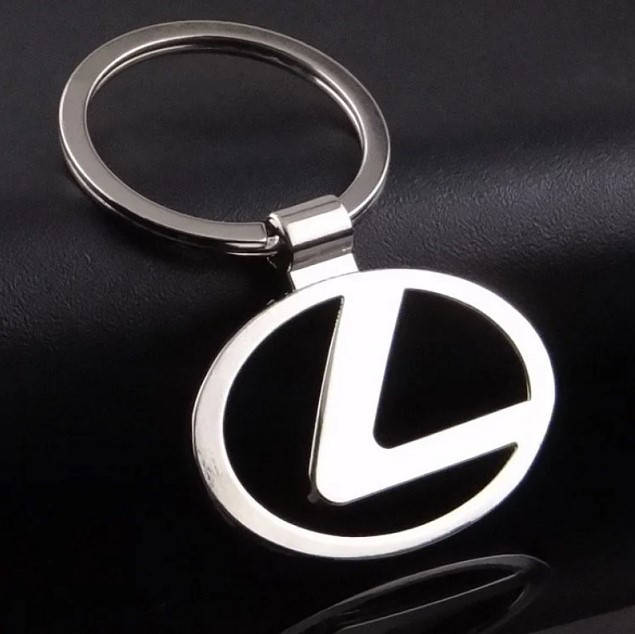 

Брелок значок Lexus Лексус, Светло-серый