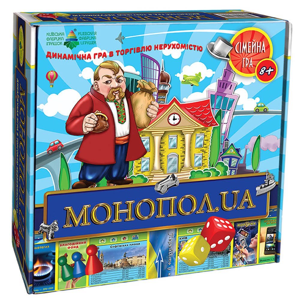 

Настольная игра МОНОПОЛ.UA Киевская фабрика игрушек