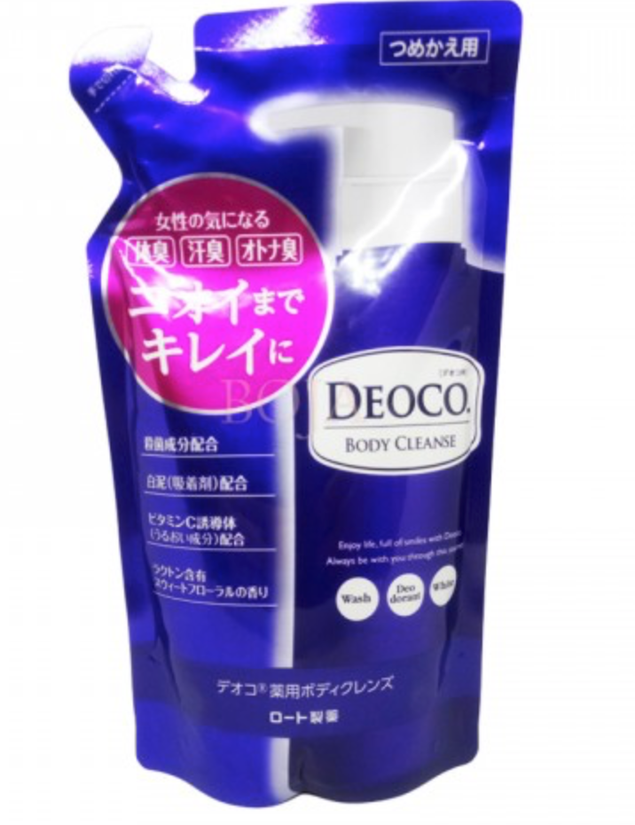 

Гель для душа против возрастного запаха пота ROHTO Deoco Medicated Body Cleanse , 250ml