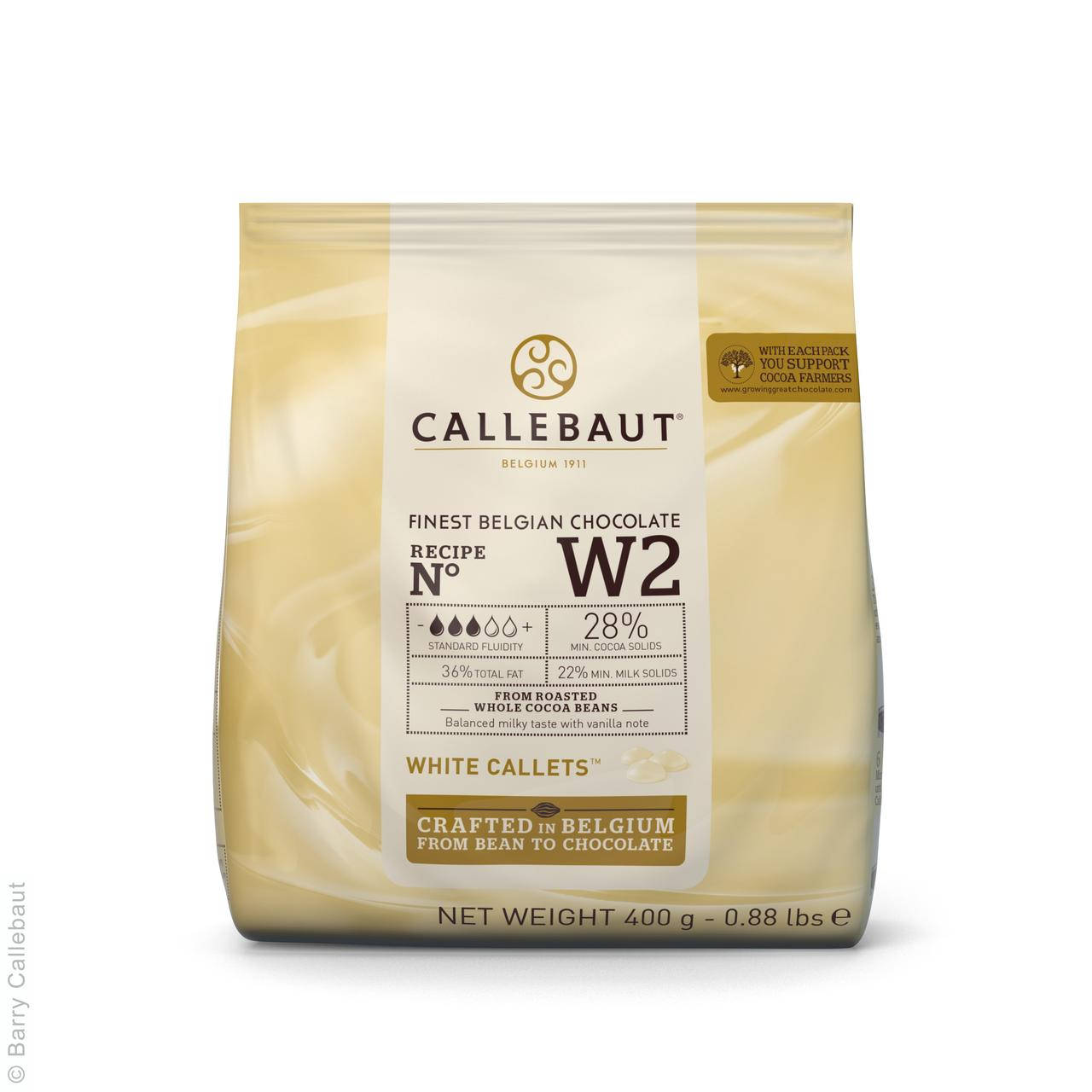 

Шоколад белый W2 Callebaut (400г)
