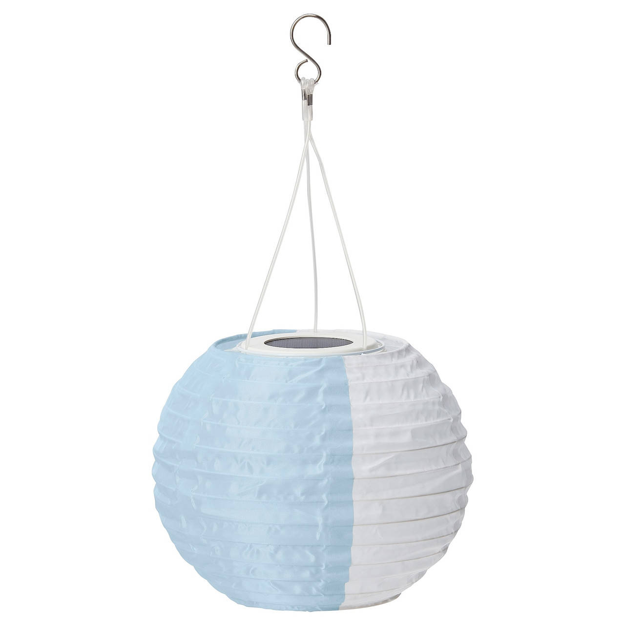 

IKEA SOLVINDEN Подвесной светильник на солнечной энергии LED, белый синий / внешняя сфера (704.845.70)