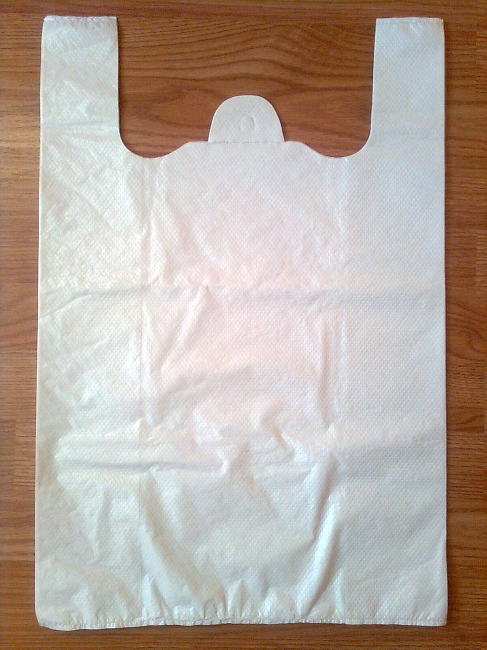 

Белые пакеты-майка 38*57 см. на 10 кг. без логотипа, полиэтиленовый пакет белый без печати купить со склада