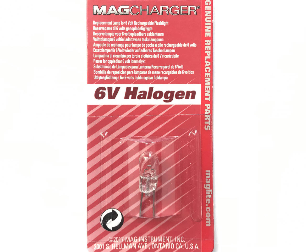 

Галогеновая лампочка для заряжаемого фонаря LR00001R