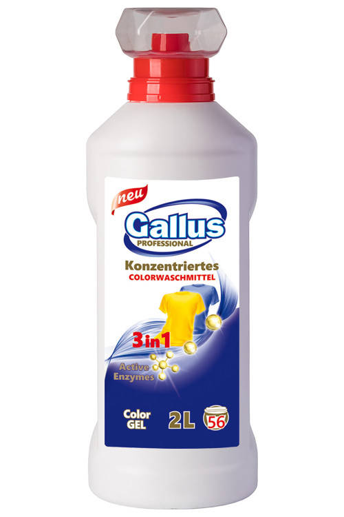

Гель для стирки цветных тканей Gallus 3в1 2 л