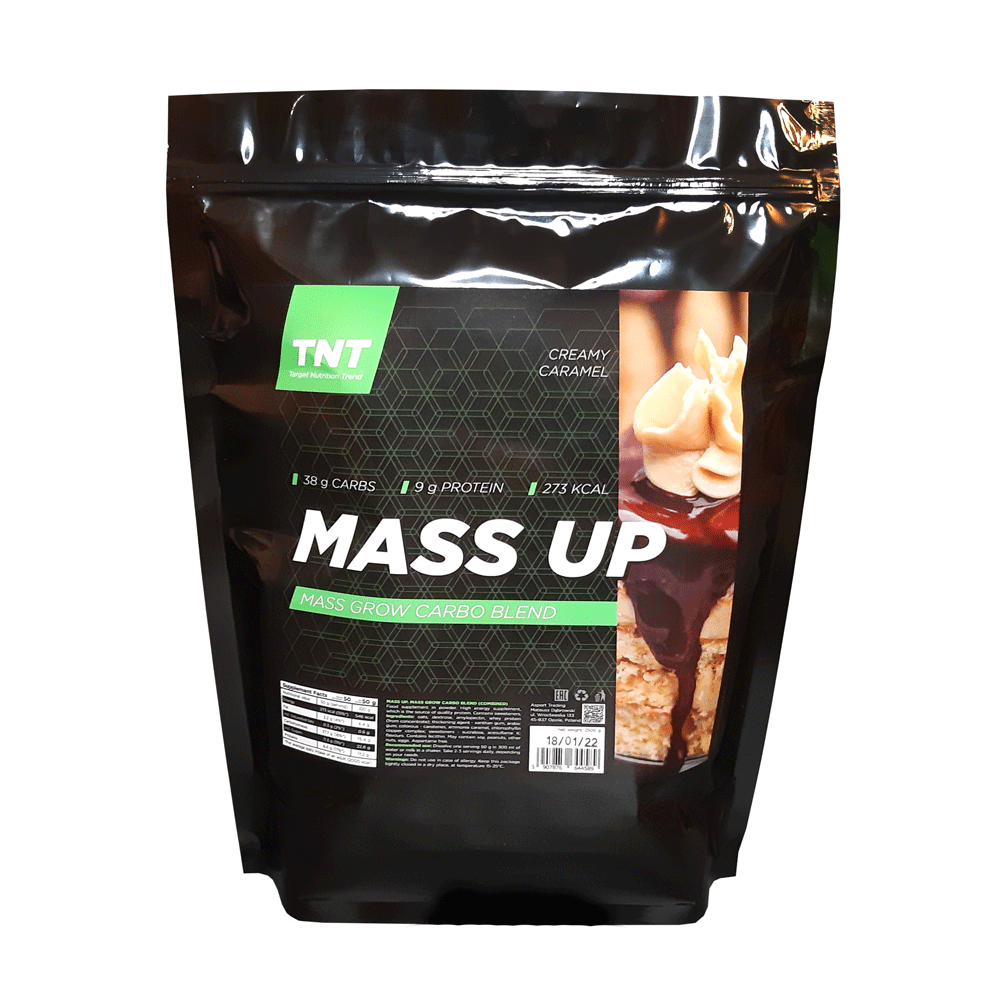 

Гейнер для набора массы и веса 77% Mass Up 2 кг. GS