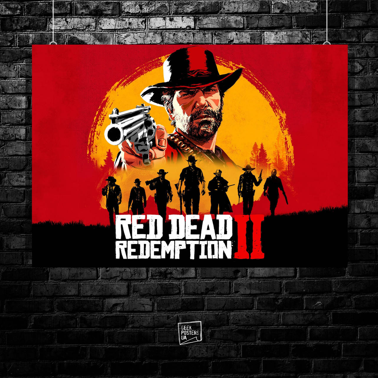 

Постер Red Dead Redemption 2, RDR 2. Размер 42x30см (A3). Матовая бумага