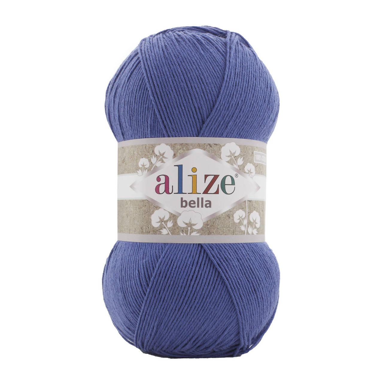 

Пряжа Alize Bella 100 333 Синий яркий (Ализе Белла 100) 100% хлопок