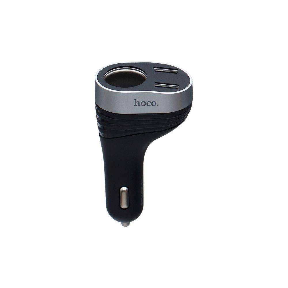 

Авто зарядное устройство Hoco Z29 Regal Digital Display Cigarette Lighter 2 USB Черный