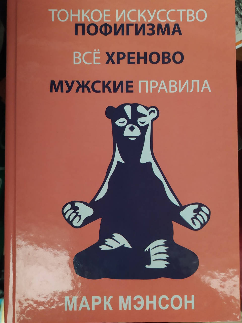 

Мэнсон Марк "Тонкое искусство пофигизма. Все хреново. Мужские правила"