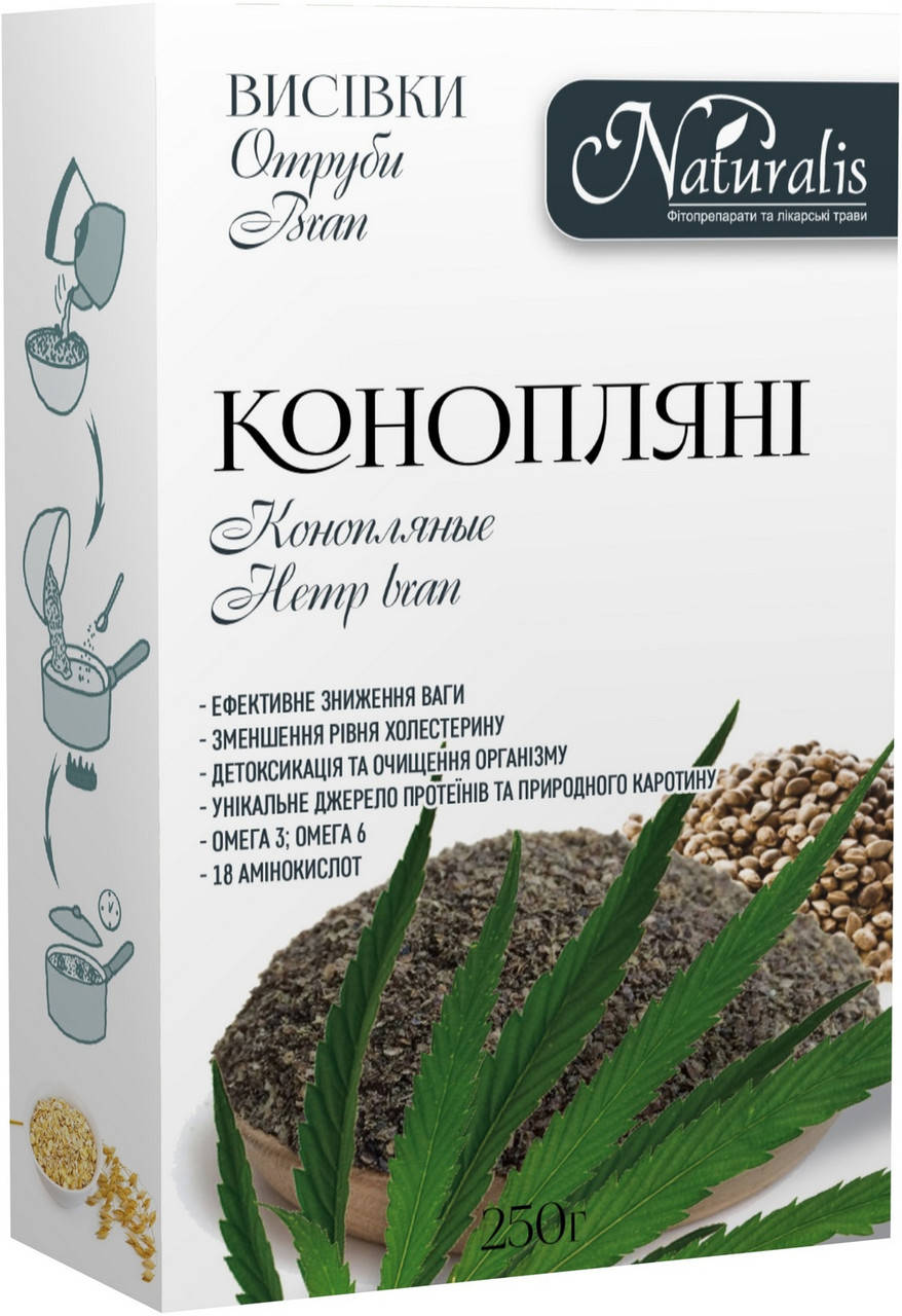 

Отруби Конопляные ТМ "Naturalis"