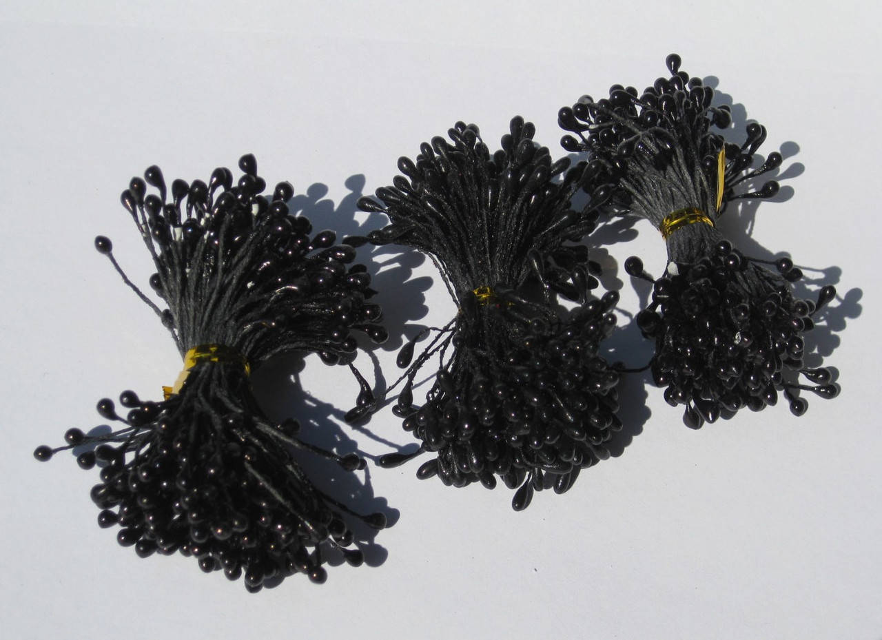 

Тычинки на нитке двухсторонние черные