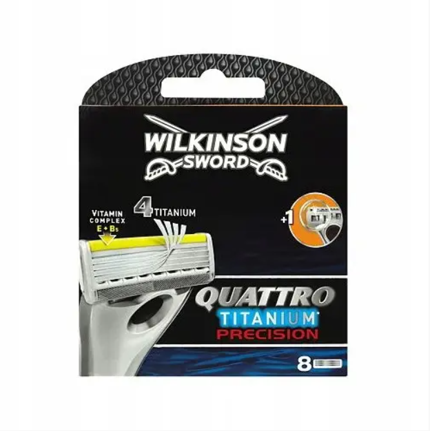 

Сменные кассеты Wilkinson Sword Quattro Titanium Precision 8 шт. (01601)
