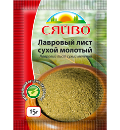 

Лавровый лист молотый 15гр ТМ СЯЙВО Лавровий лист мелений
