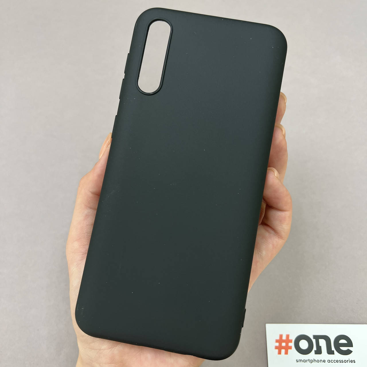 

Чехол для Samsung Galaxy A50 силиконовый плотный чехол на телефон самсунг а50 черный HLG