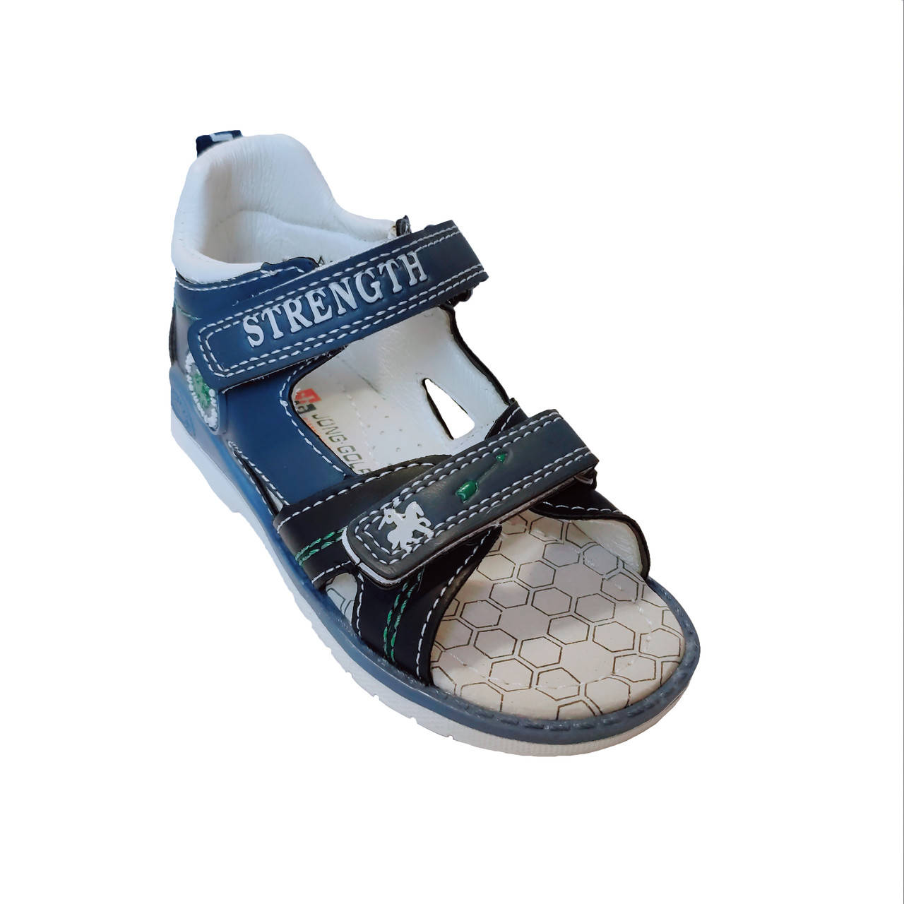 

Синие детские ортопедические босоножки сандали с каблуком Томаса мальчикам 25 р. стелька 16,1 см, Синий